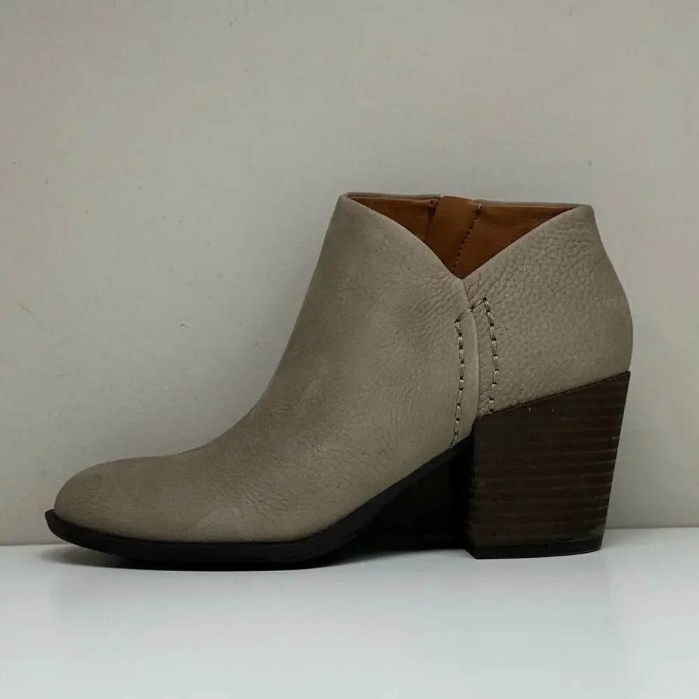 NWOB | Lucky Brand | Bellita Booties | Taupe | Size 6.5 M